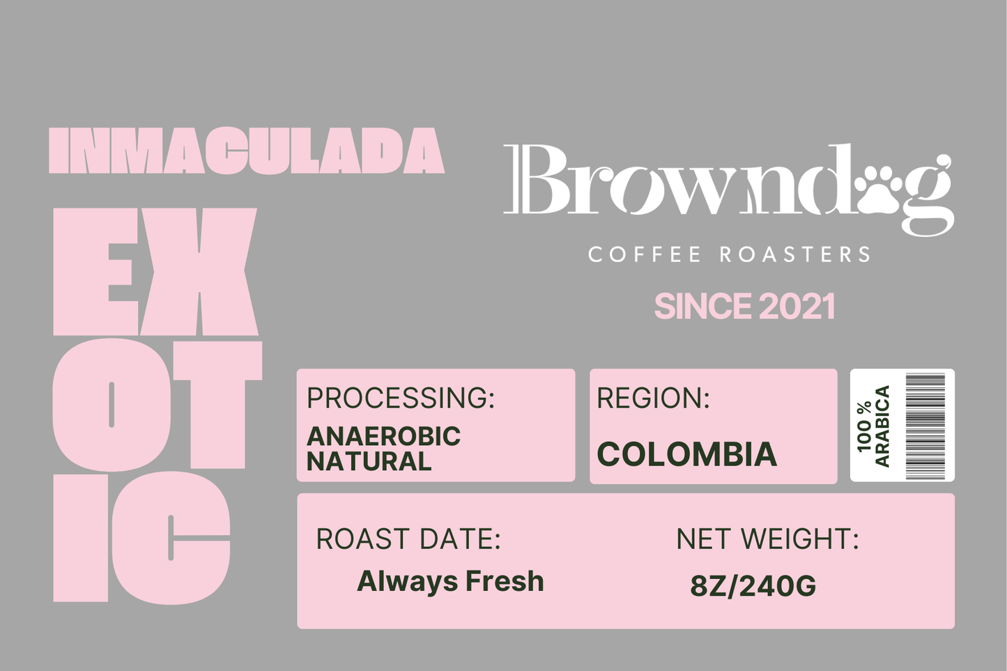 Inmaculada EXOTIC - Pink Bourbon - Anaerobic Natural