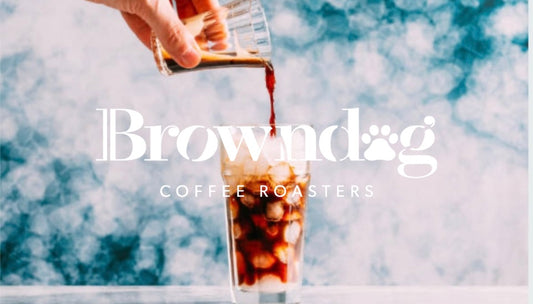 cold brew coffee with Browndog coffee roasters