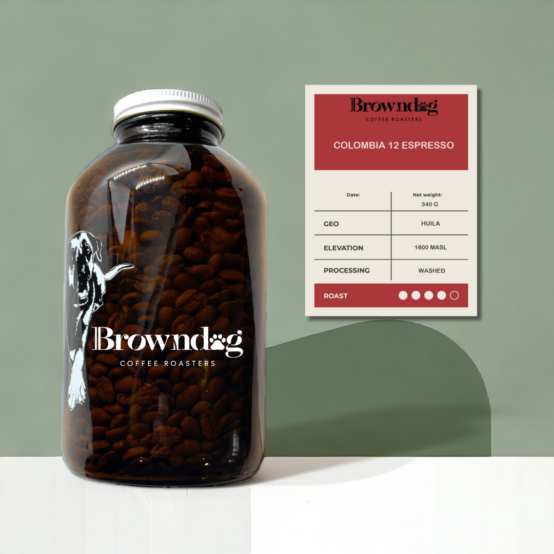 Browndog Roasting - Colombia 12 espresso Blend - Bonney lake 12oz