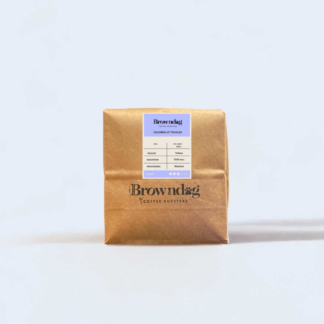 Browndog Coffee Roasters - Colombia at Tehaleh - compostable bag - 12oz - Colombia blend - coffee roast- Bonney lake , Wa 