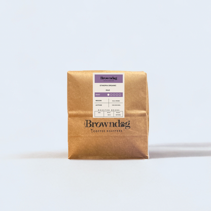 Browndog Coffee Roasters - Ethiopia Blend - Compostable bag- Bonney lake 12oz
